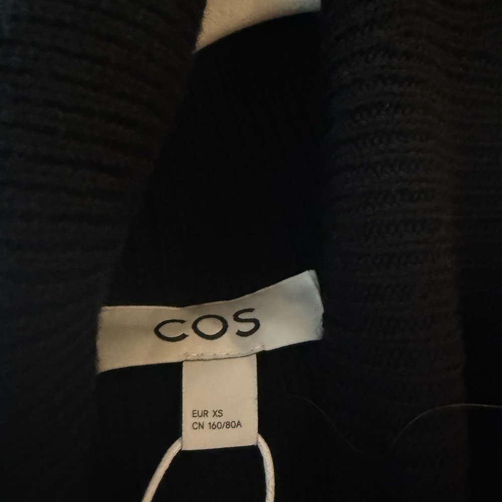 COS Black and Cream Striped Sweater - Picture 3 of 4